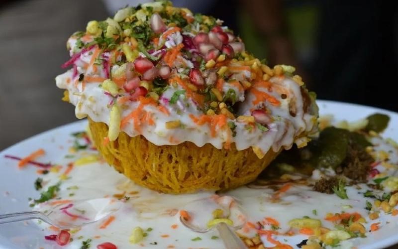 Basket-Chaat-at-Gomti-Nagar