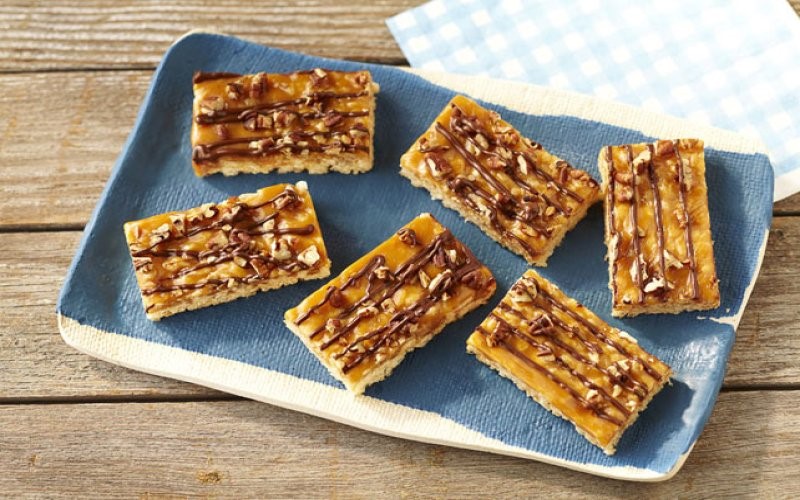 Chocolate Caramel Rice Krispie Treats