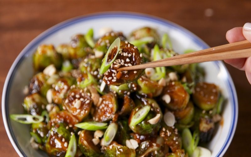 Kung Pao Brussels Sprouts