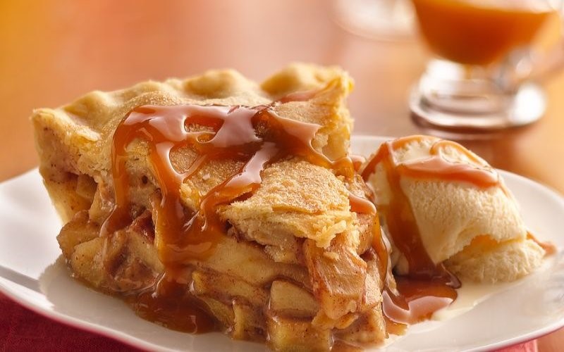 Salted Caramel Apple Pie