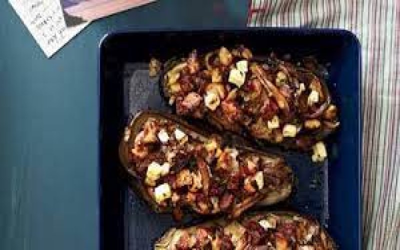 mushroomstuffed-eggplant