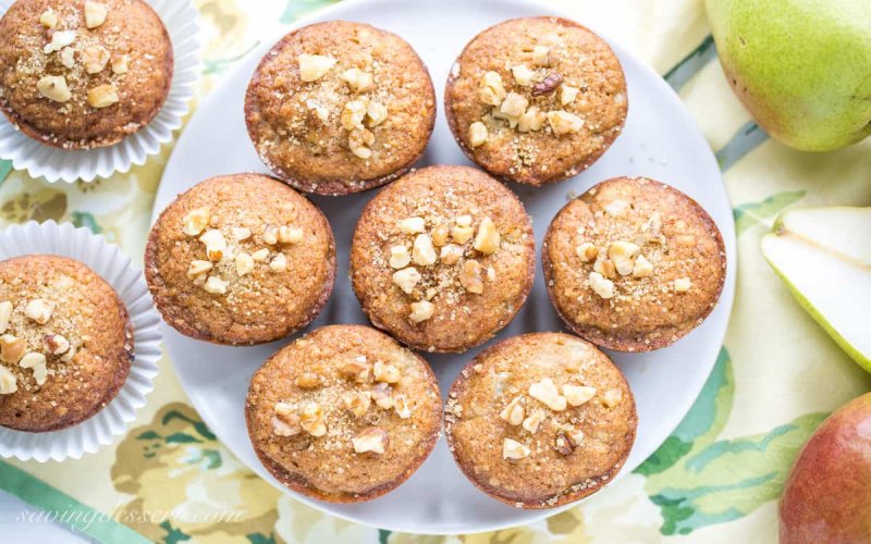 pear-and-nut-muffins pear-and-nut-muffins