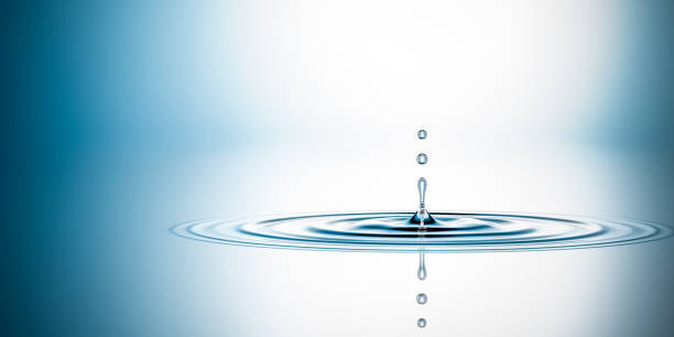 Water splash. Concept. 3D Render