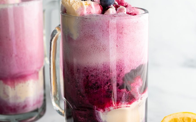Blueberry Lemon Floats