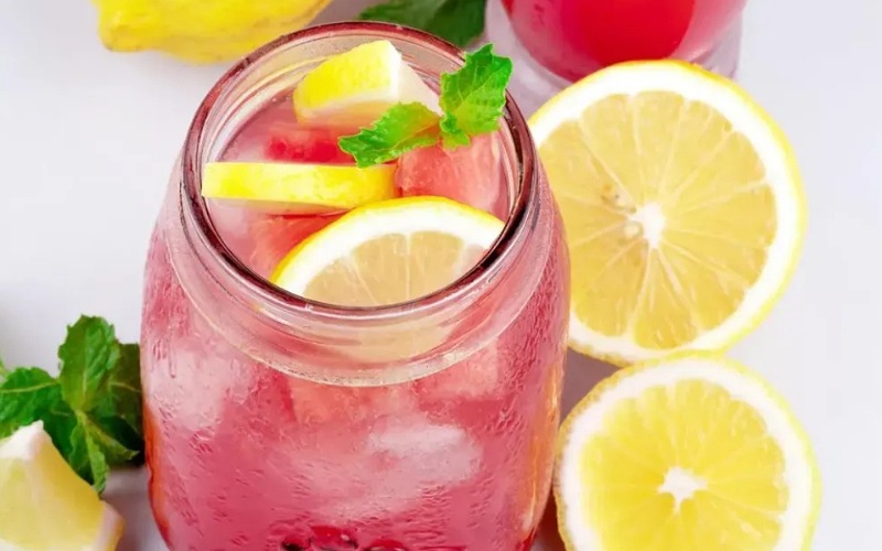 Watermelon Juice And Lemon