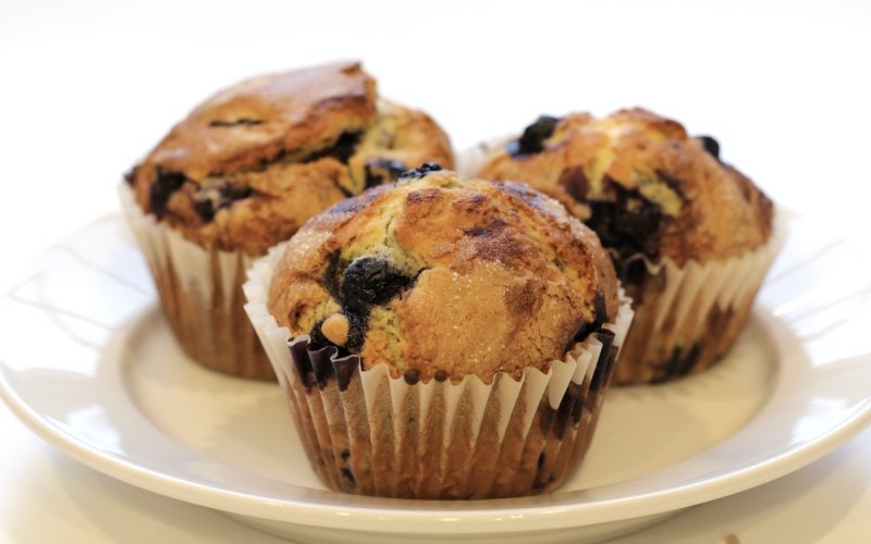 banana-blueberry-muffins