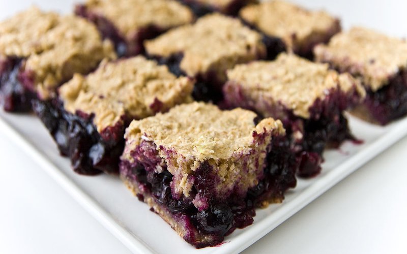 blueberry-oat-squares