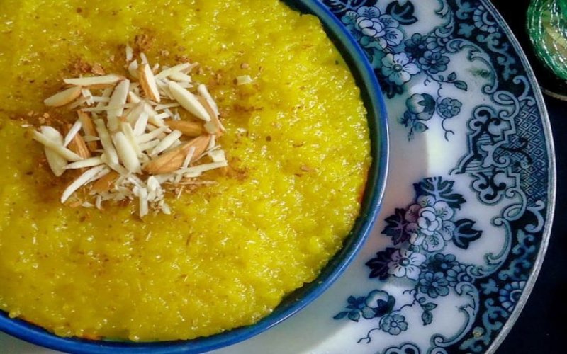 persian-saffron-rice-pudding