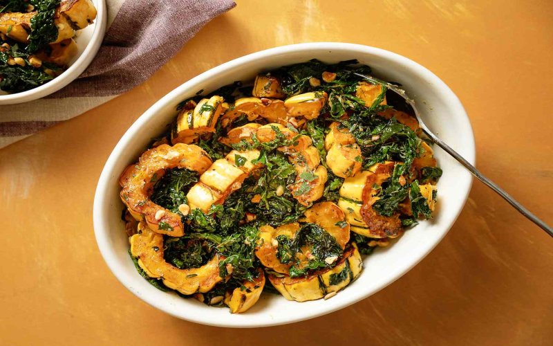 roasted-delicata-squash-kale-salad