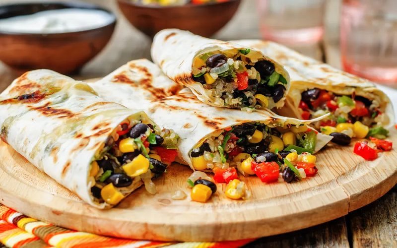 crunchy-vegetable-tortilla-wrap