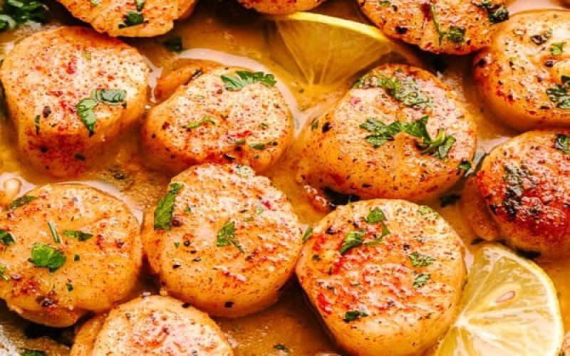 lemon-garlic-butter-scallops