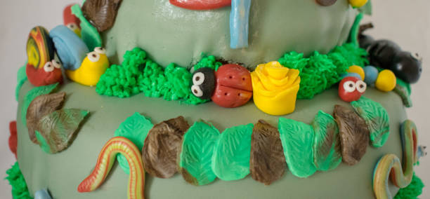 Birthday cake, insects