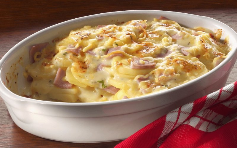 potato-and-ham-au-gratin