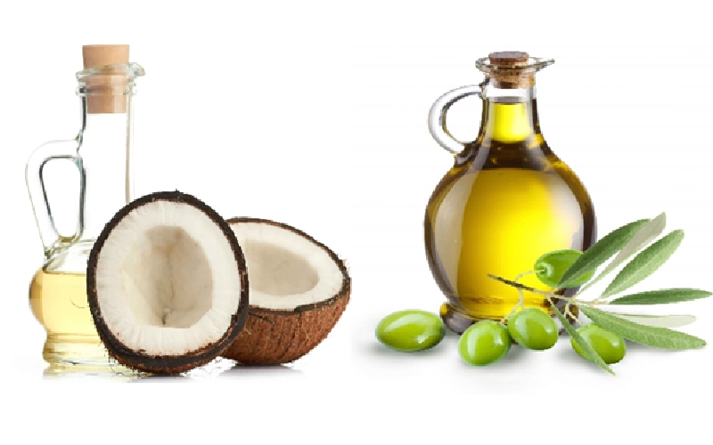olive-and-coconut-oil