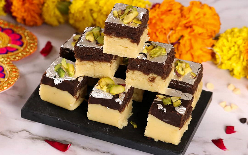 chocolate-burfi